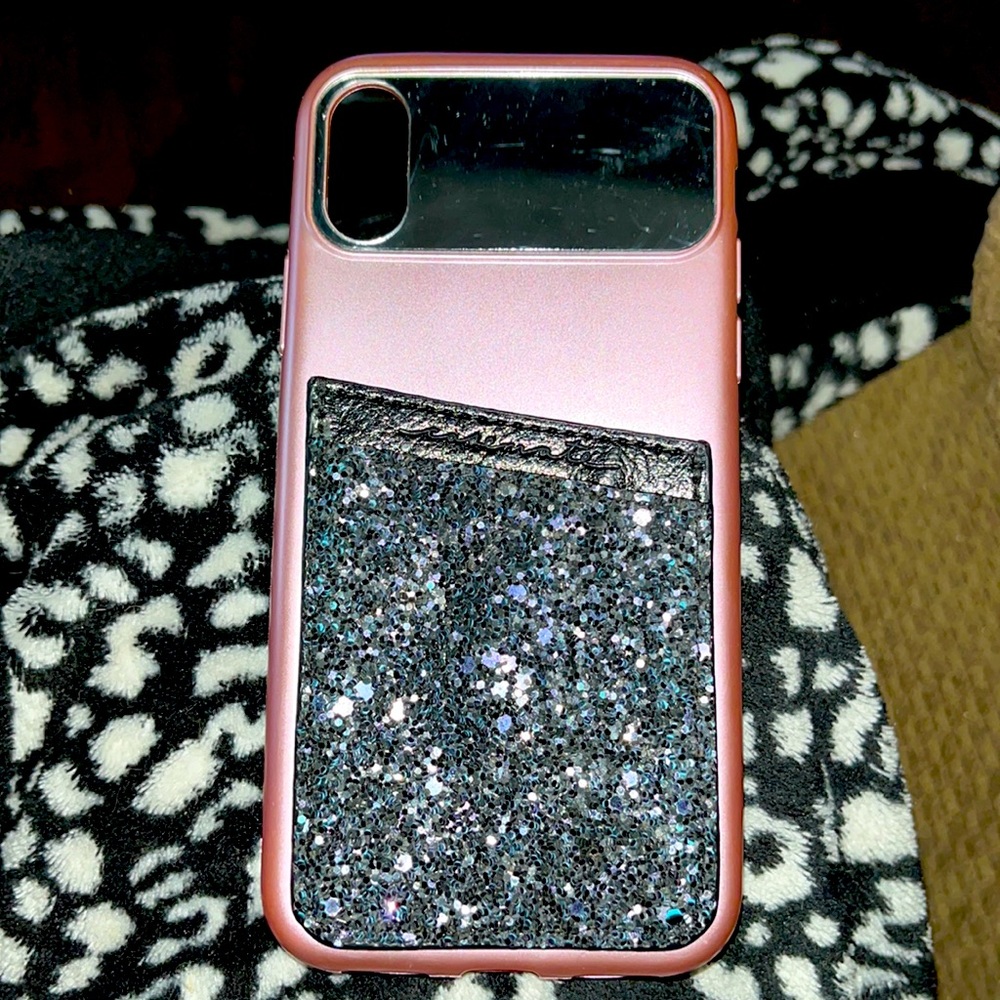 Rose Gold IPhone X Mirror Case